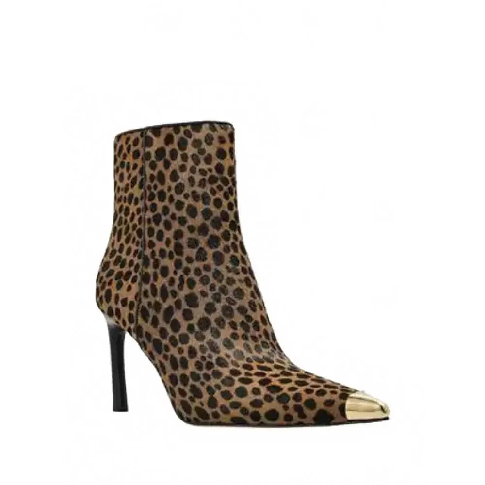 Michael Kors Kasia Leather Cheetah Print 8 - Picture 3 of 5